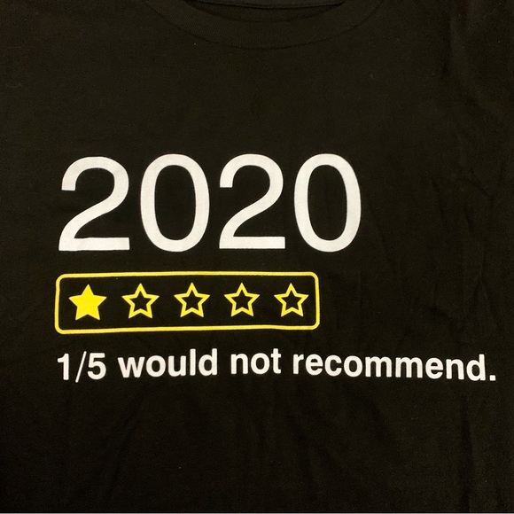 T-Line 2020 Year Review Mens Black Large Shirt - Picture 4 of 6